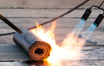 Rake Common asphalt flat roofing repairs