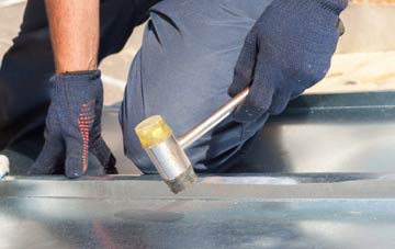 Rake Common metal flat roofing repairs