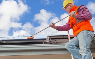 Rake Common soft wash roof cleaning